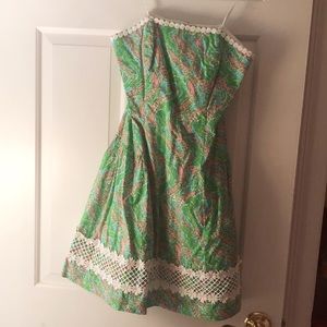 Lilly Pulitzer Strapless Dress